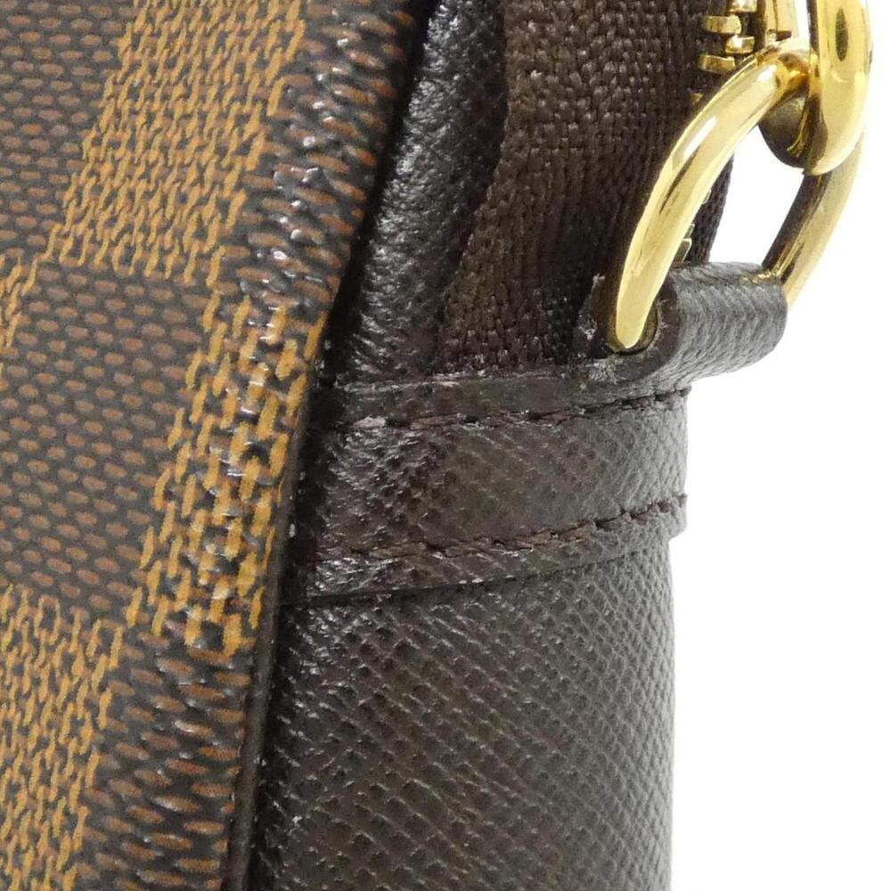 LOUIS VUITTON Brown Damier Pouch - Picture 6 of 9